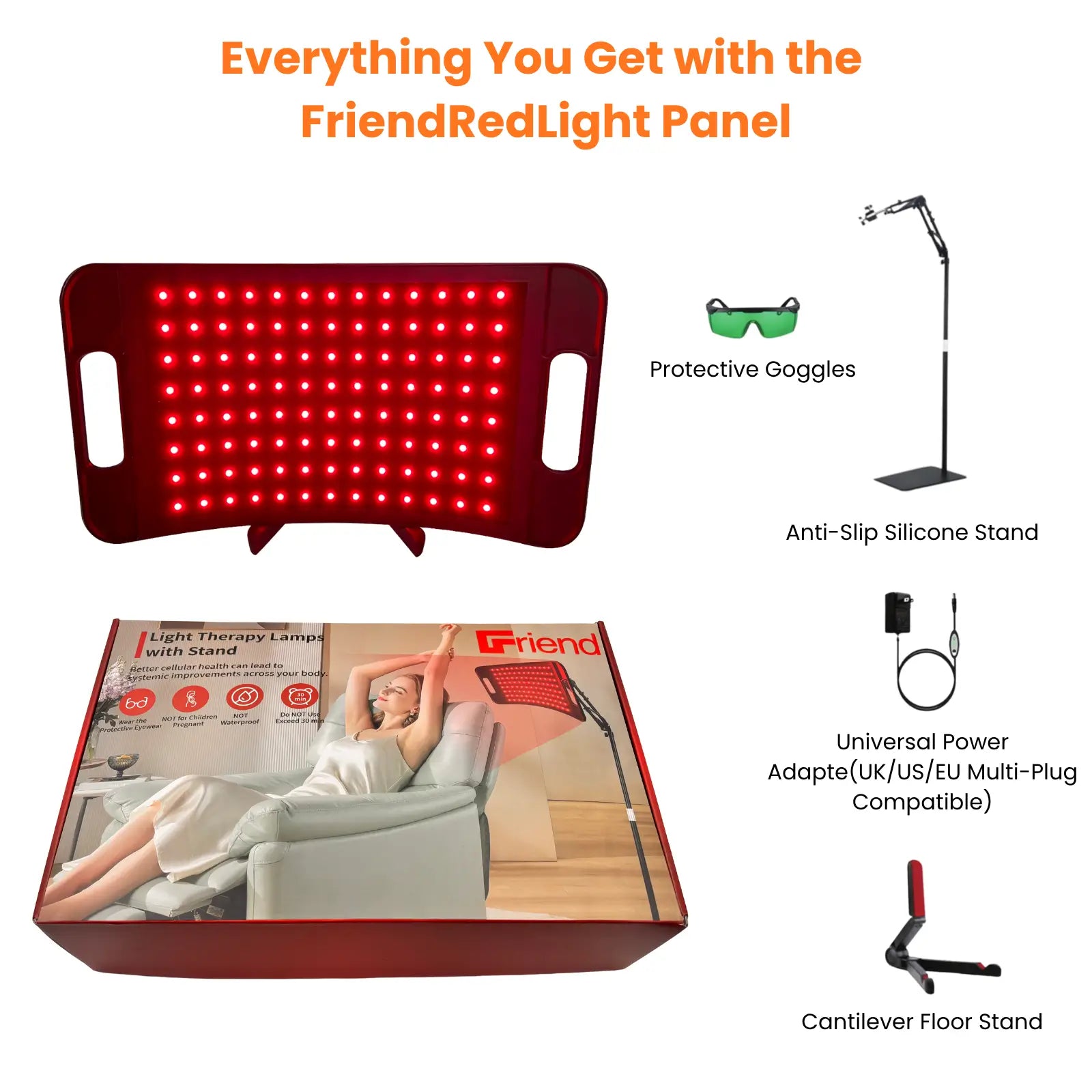 FriendRedLight Flexible Red Light Therapy Panel